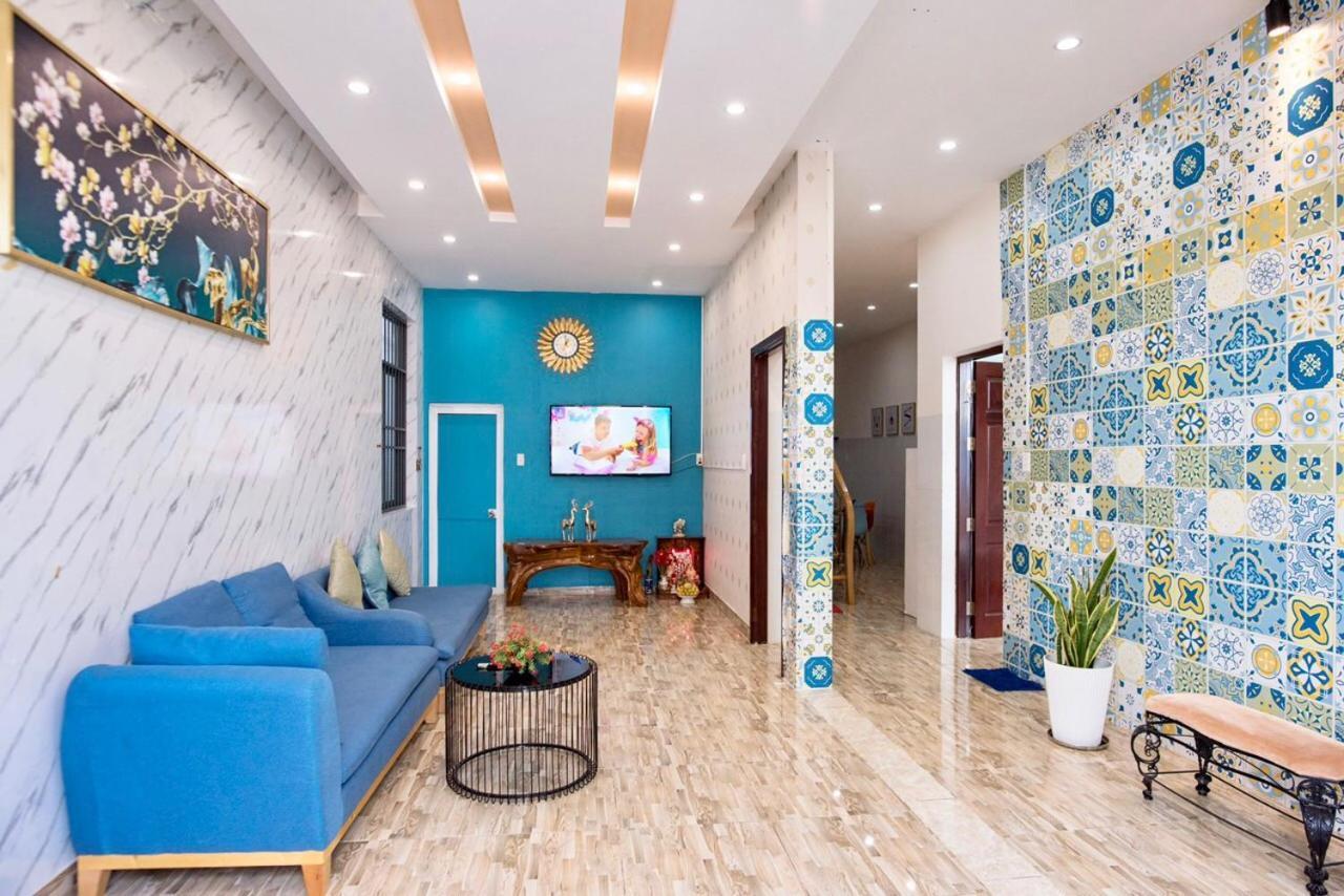Villa hoàng hoa thám bãi sau Vung Tau Esterno foto