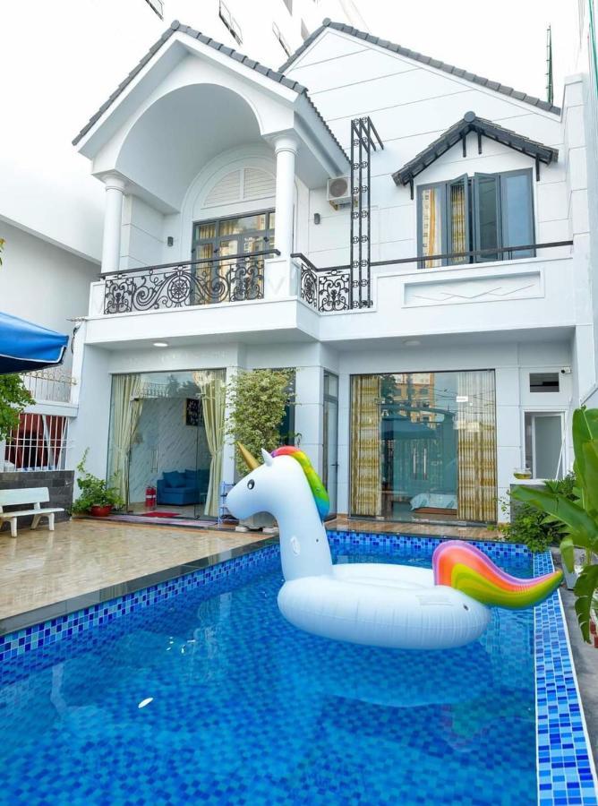 Villa hoàng hoa thám bãi sau Vung Tau Esterno foto